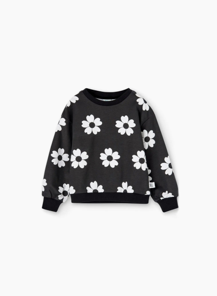 Fleece sweatshirt "Flowers"