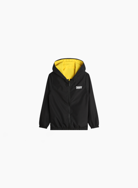 Rain worship reversible zip-up windbreaker