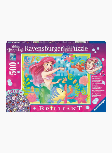 Puzzle with decorative stones "Ariel underwater paradise" 500 pc.