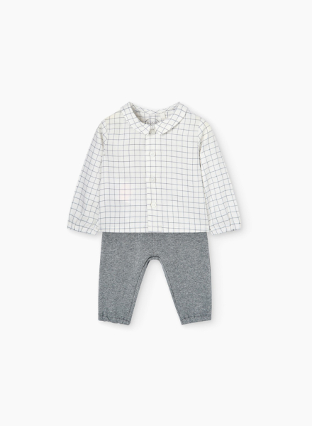 Shirt and trousers set for baby