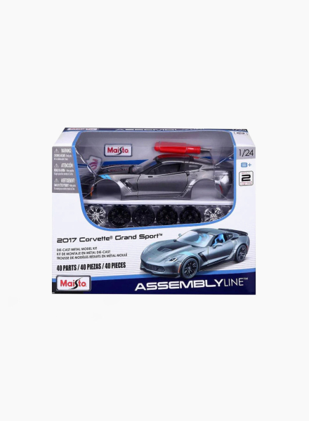 Մեքենա «2017 Chevrolet Corvette Grand Sport» Scale 1:24