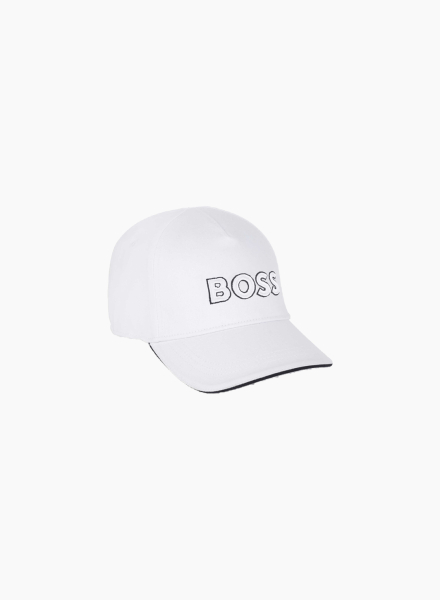 Хлопковая кепка с логотипом BOSS