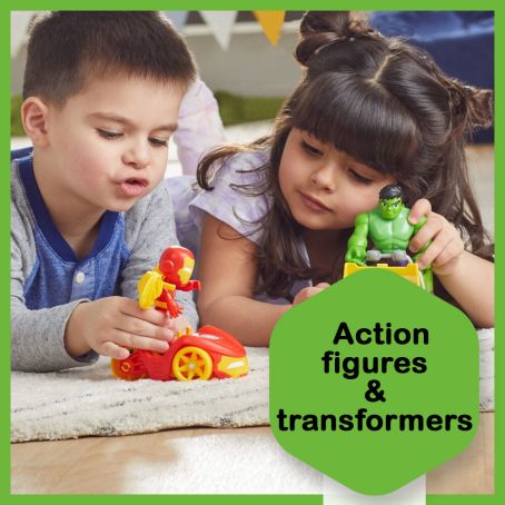 Action figures and transformers